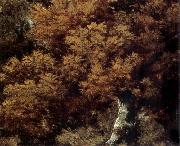 Detail of Landscape with a Peasant on a path Thomas Gainsborough